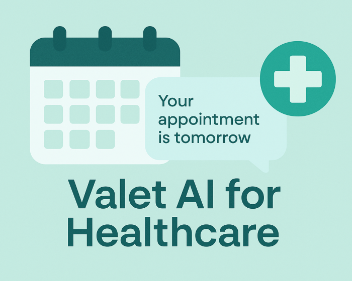 Valet AI for Healthcare providers